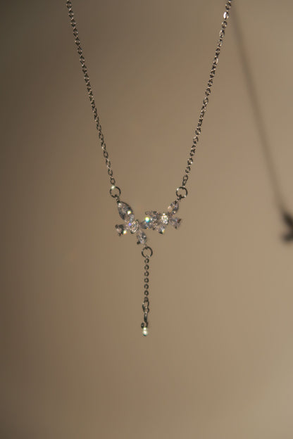 Lunaria Butterfly Necklace