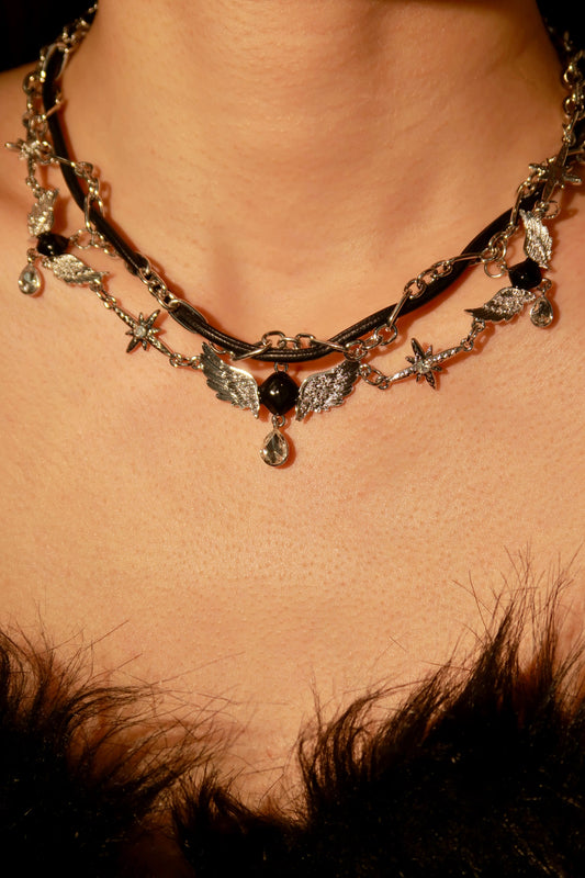 Midnight Wings Necklace