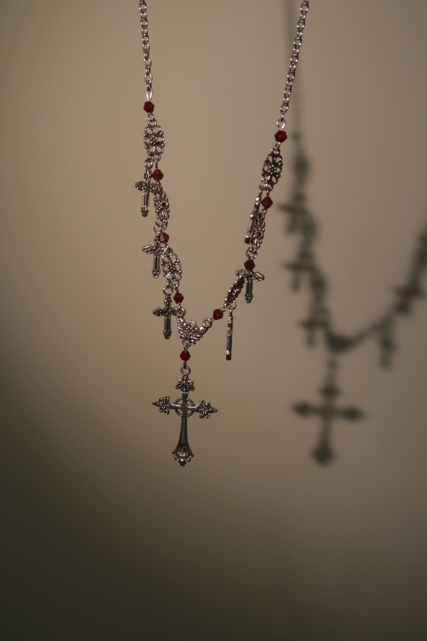 Multi-layer Cross Pendant Necklace