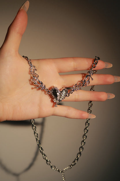 Thornbound Heart Necklace