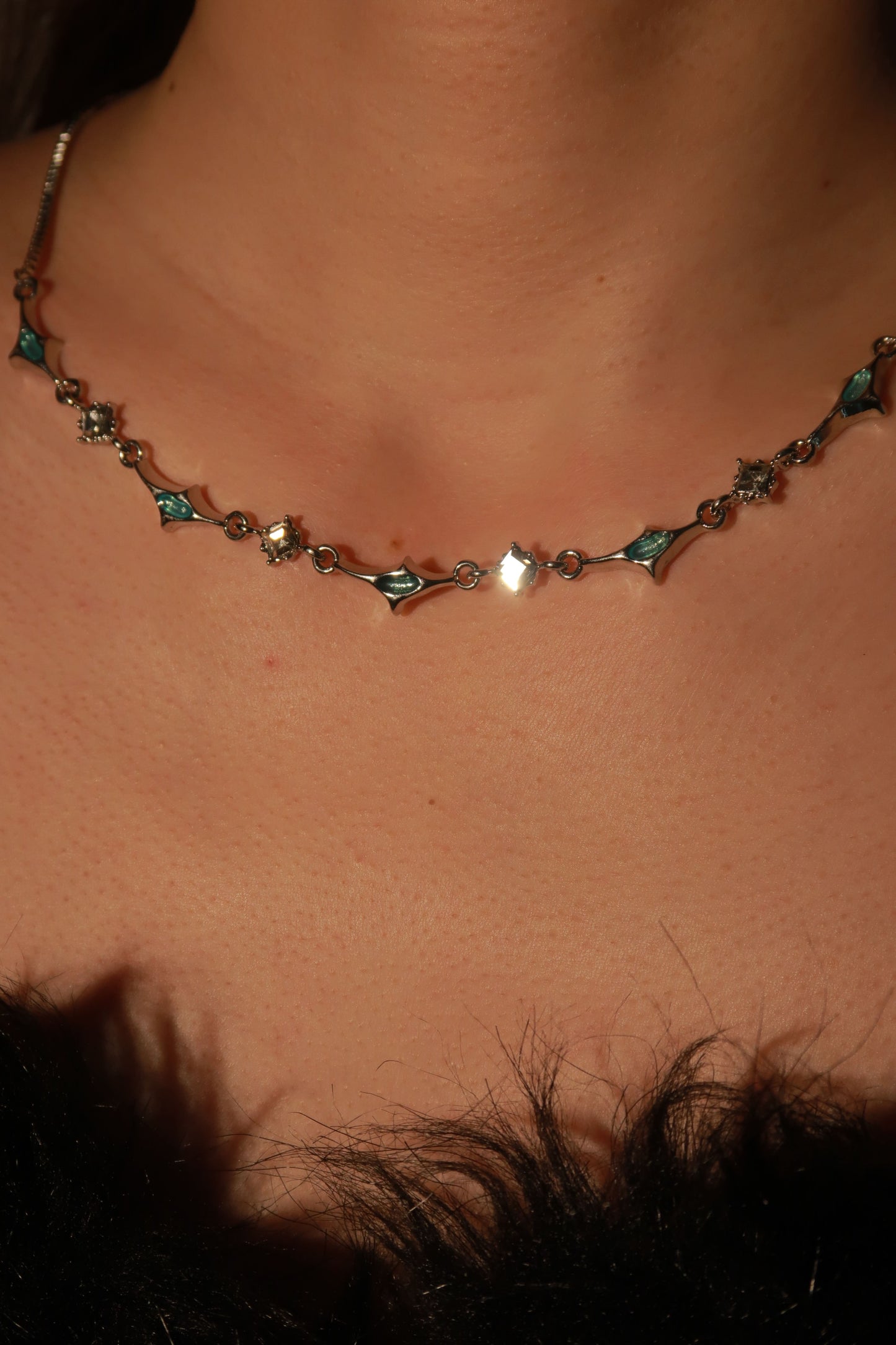 2 in 1 Stellar Blue Star Necklace