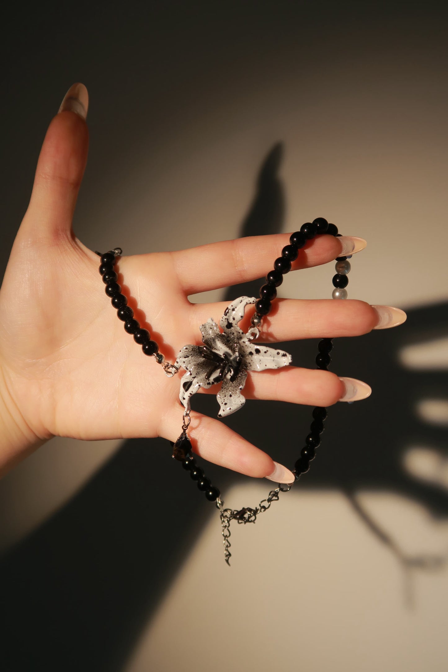 Inked Lily Necklace