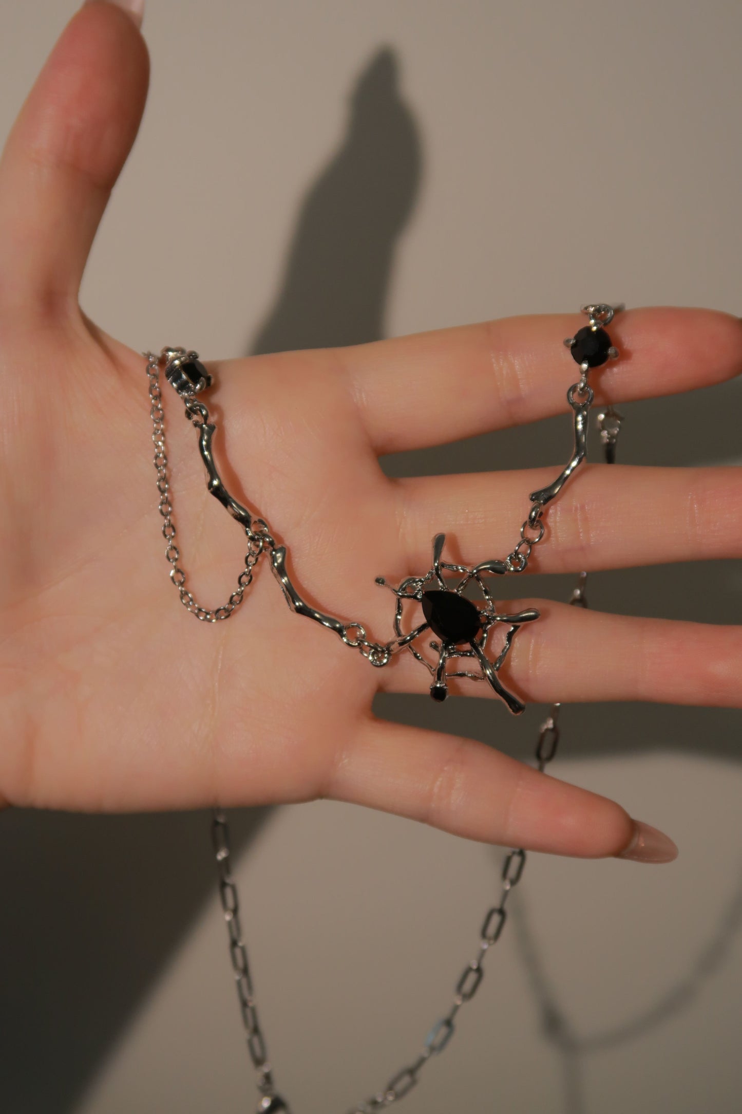 Tangled Spider Necklace