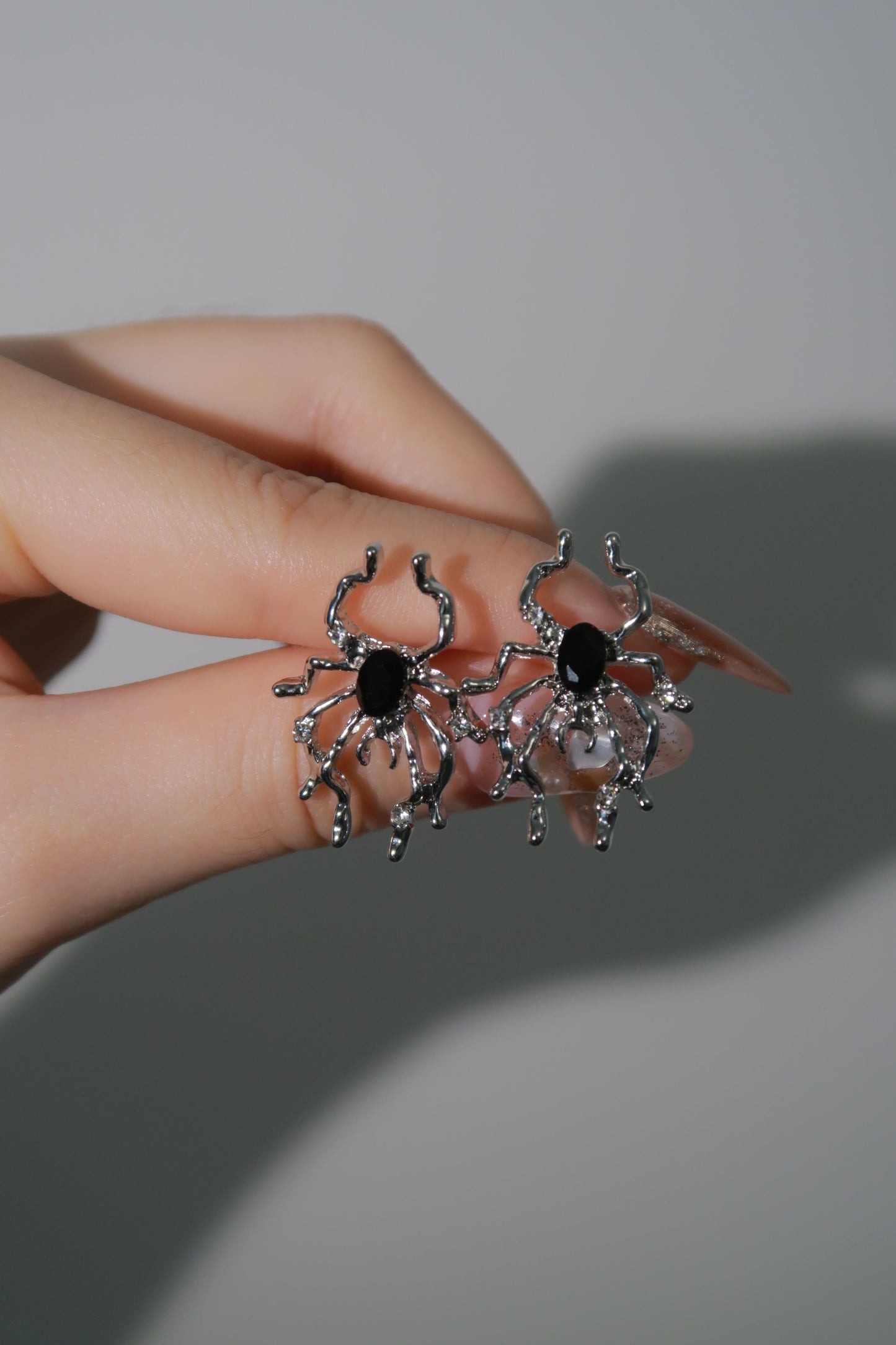 Tangled Spider Earring